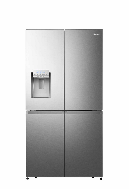 Frigorífico americano - Hisense RQ760N4AIF, No Frost, 585 l, Dispensador agua, Altura 178.50 cm, Inox