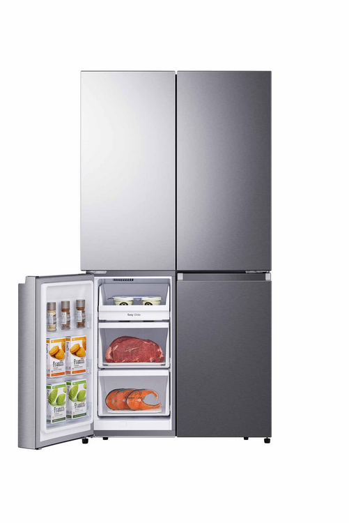 Frigorífico americano - Hisense RQ758N4SAI1, No Frost, 582 l, Motor inverter, Altura 178.50 cm, Inox