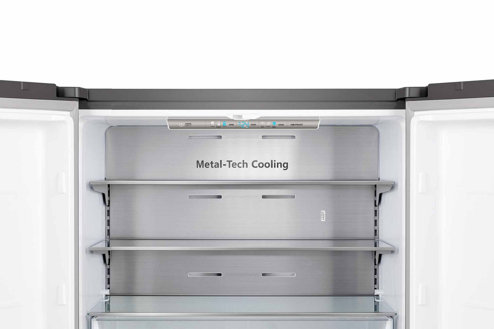 Frigorífico americano - Hisense RQ758N4SAI1, No Frost, 582 l, Motor inverter, Altura 178.50 cm, Inox