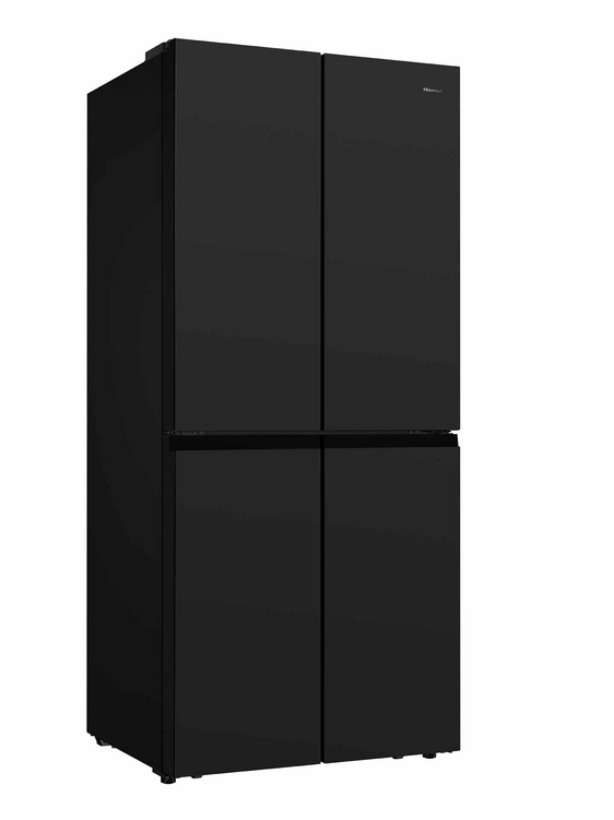 Frigorífico americano - Hisense RQ563N4GB1, No Frost, 432 l, Motor inverter, Altura 181 cm, Negro