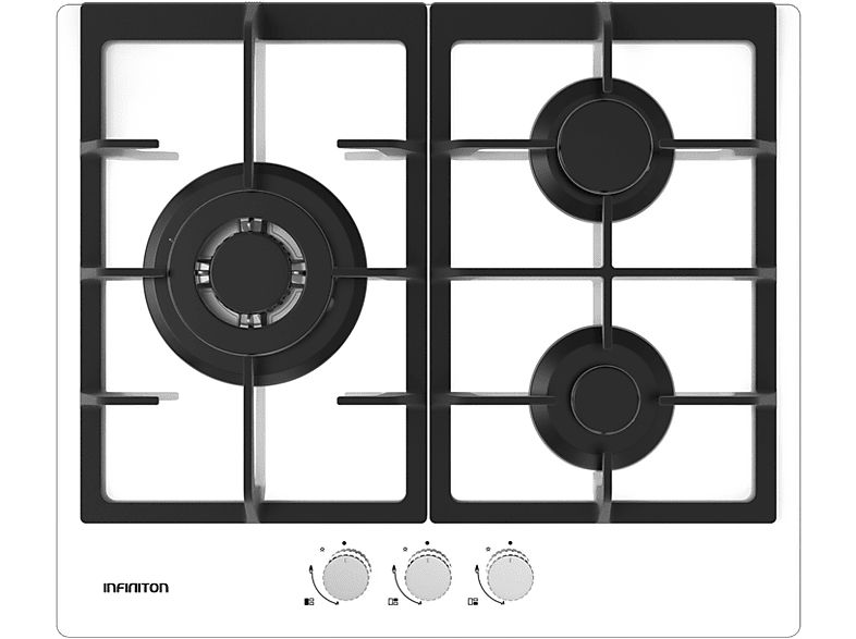 Balay 3ETX563HB - Placa Gas Butano 60 cm 3 Zonas Acero Inoxidable