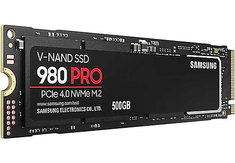 SAMSUNG Interne SSD-schijf 500 GB 980 PRO PCle 4.0 NVMe M.2 (MZ-V8P500BW)