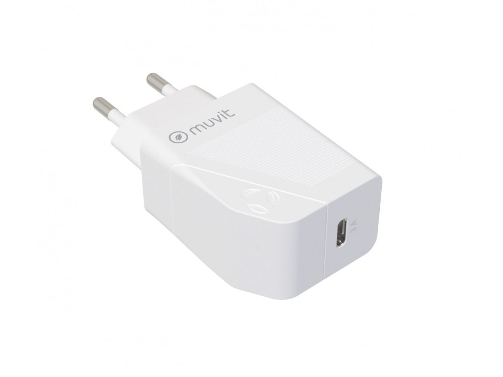 Cargador Muvit Mcacc0012 20 w sin cable usb blanco for change tipoc 20w