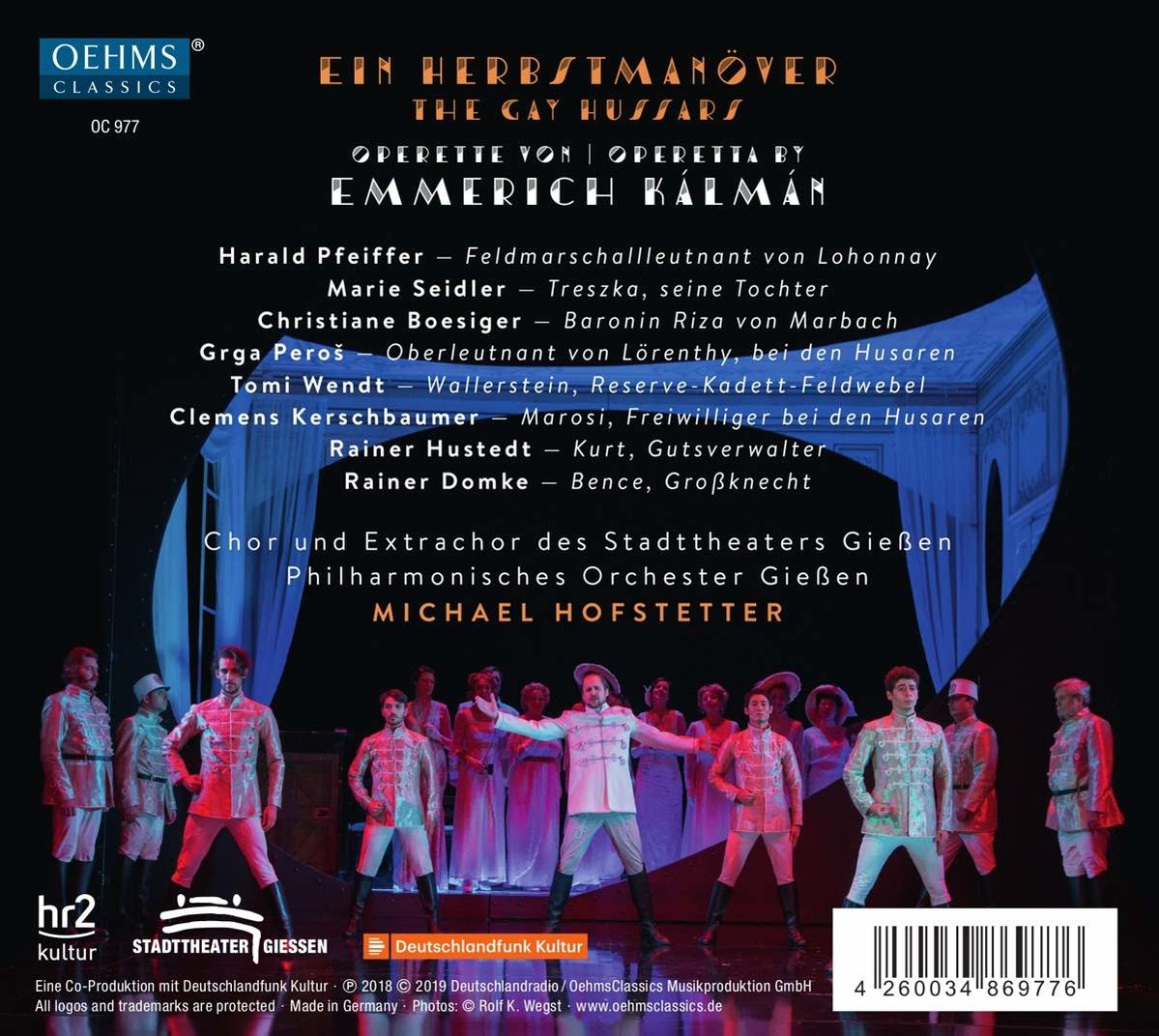 Michael Hofstetter, Philharmonisches Orchester Giessen - Ein Herbstmanöver  - (CD)