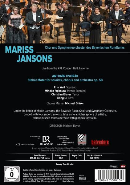 Mariss Jansons, Des Dvorak: Mater Des Chor Rundfunks Symphonieorchester Bayerischen - - Bayerischen (DVD) Stabat Rundfunks