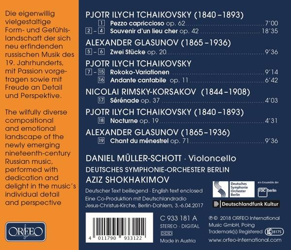 Müller-Schott/Shokhamikov/DSO Berlin - Trip to Russia  - (CD)