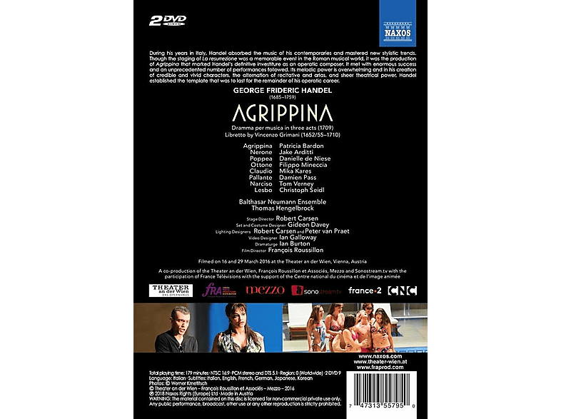 Thumbnail - Damien Pass, Danielle De Niese, Christoph Seidl, Patricia Bardon, Tom Verney, Mika Kares, Jake Arditti, Filippo Mineccia...