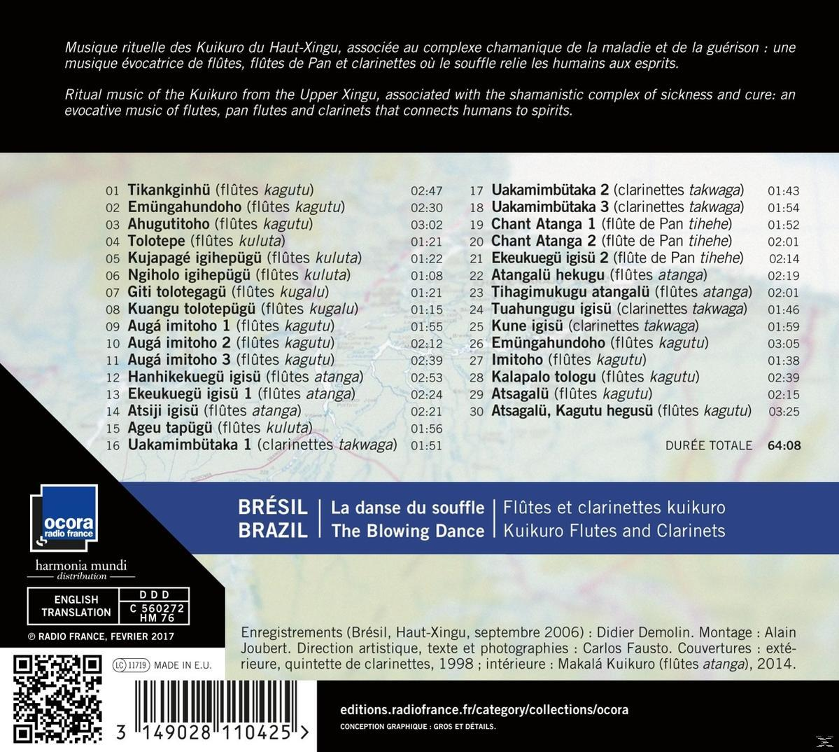 VARIOUS - Brasilien: The Blowing Dance-Kuikuro Flutes  - (CD)