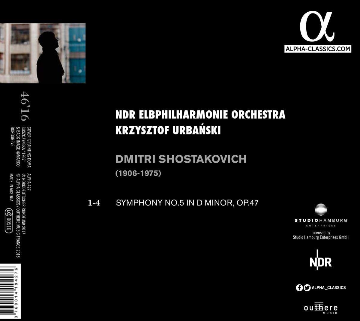 CD-Cover, schwarzer Hintergrund mit weißem Text, Silhouette einer Person.