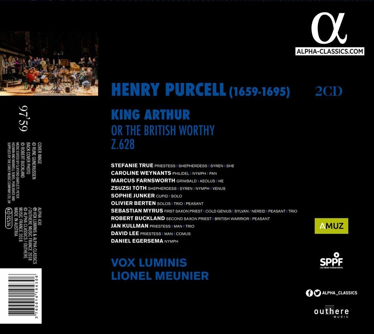 Vox Luminis - King Arthur  - (CD)