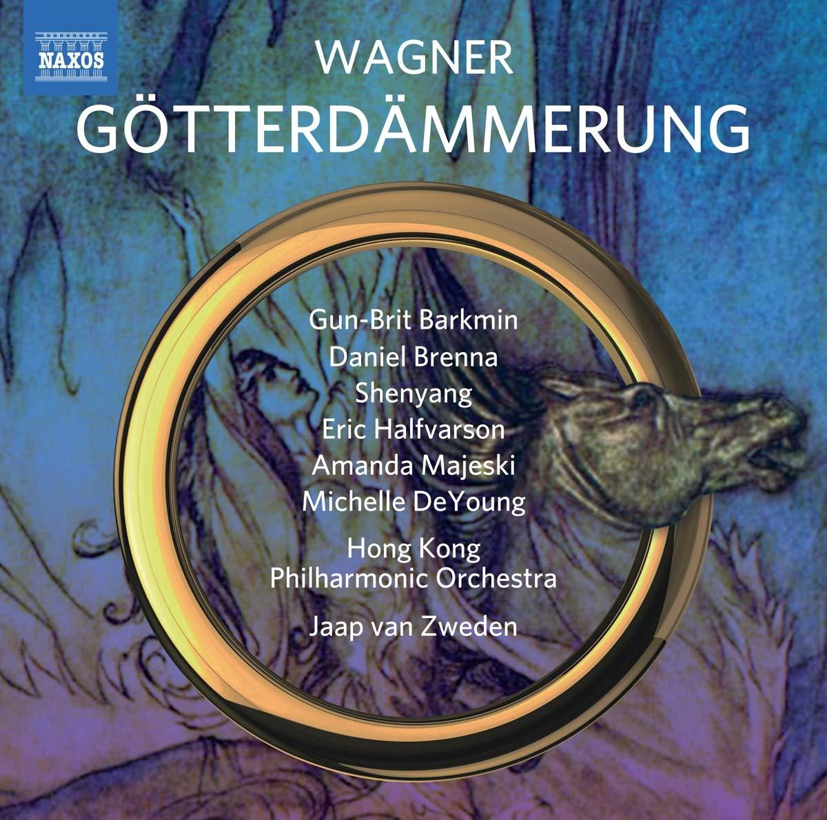 Albumcover mit goldenem Rahmen um Bilder von Menschen und einem Pferd.
