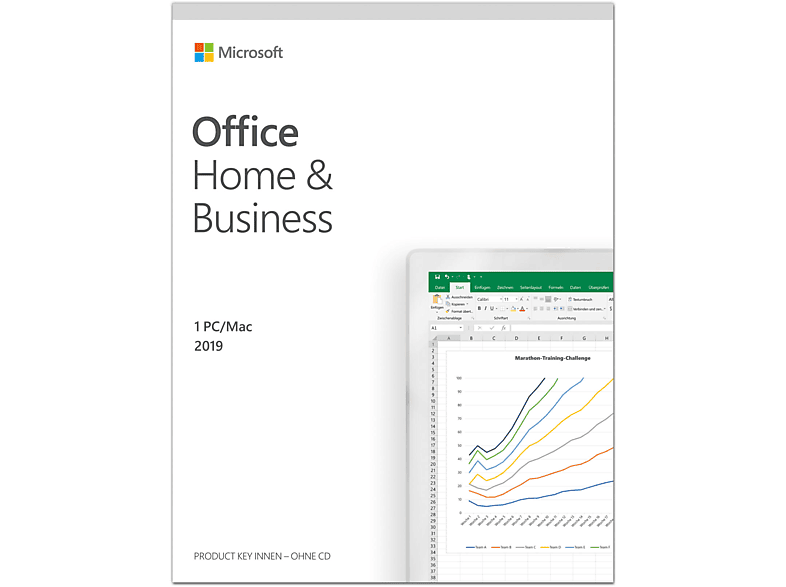 [Neuestes Modell im Jahr 2024] Microsoft Office Home & Business 2019