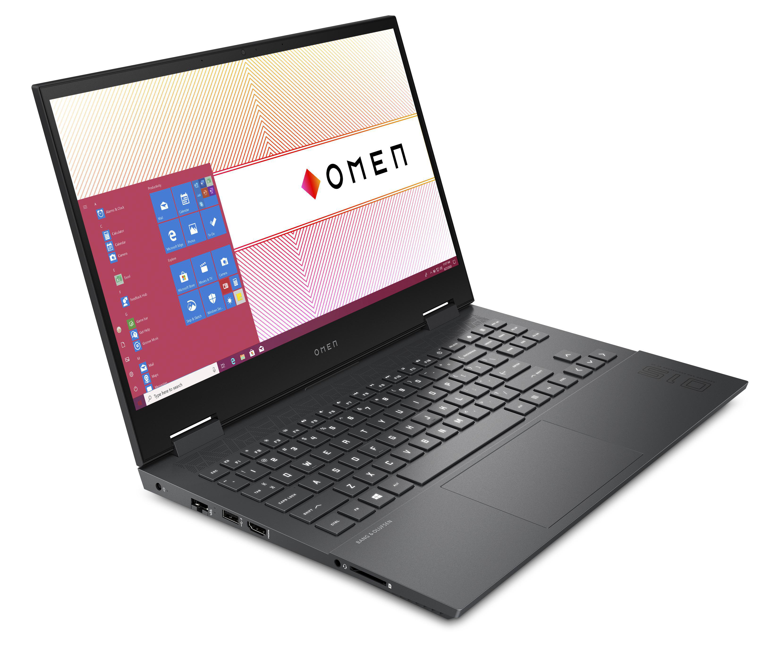 HP OMEN 15-en0375ng - 15,6 Zoll - AMD Ryzen™ 7 4800H - 16 GB - 512 GB - NVIDIA GeForce RTX™ 2060 - Windows 10 Home (64 Bit)