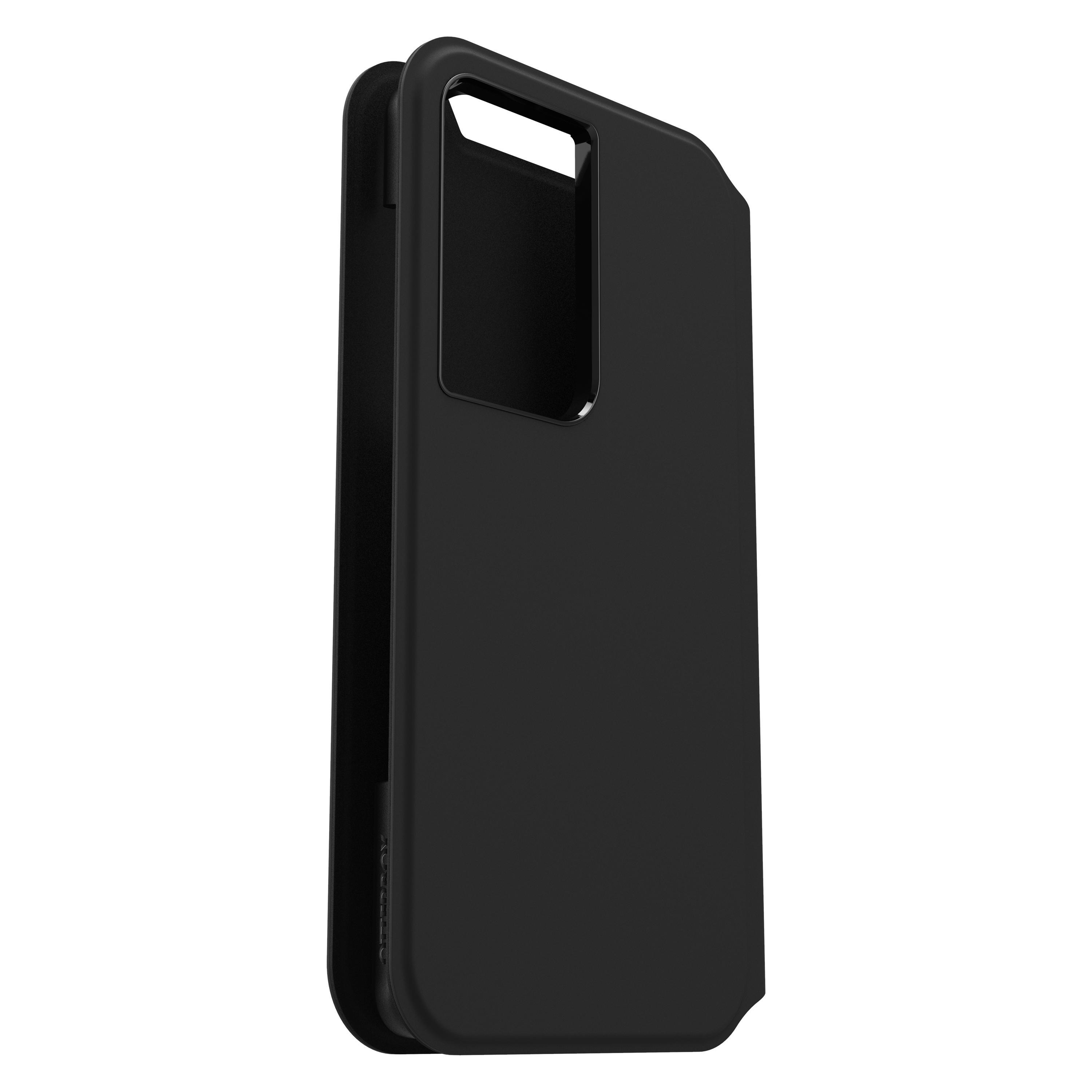 OTTERBOX Strada Via Serie für Samsung Galaxy S21 Ultra, Full Cover, Samsung, Galaxy S21 Ultra, Schwarz