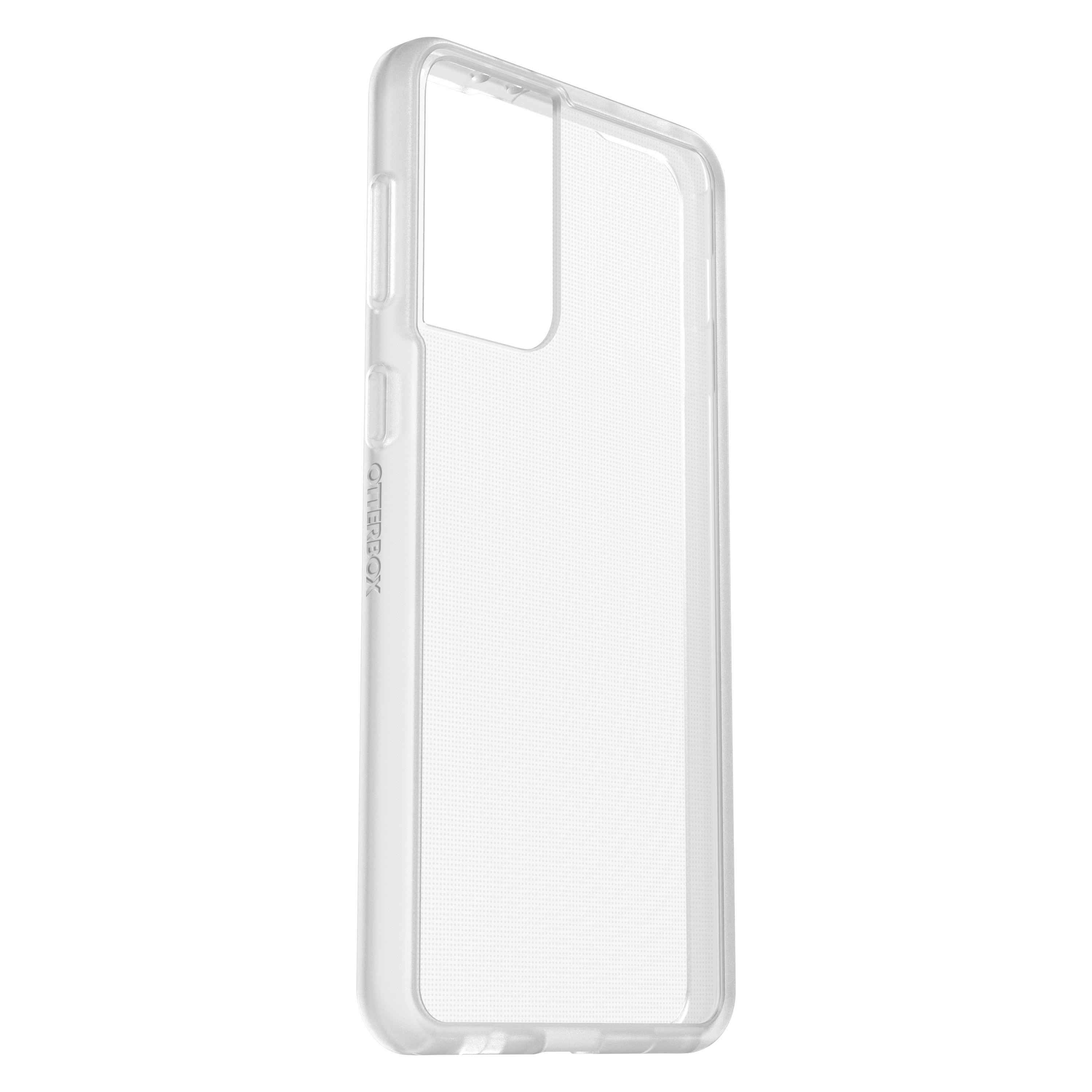 Transparente Handyhülle für ein Samsung-Telefon mit strukturiertem Muster.