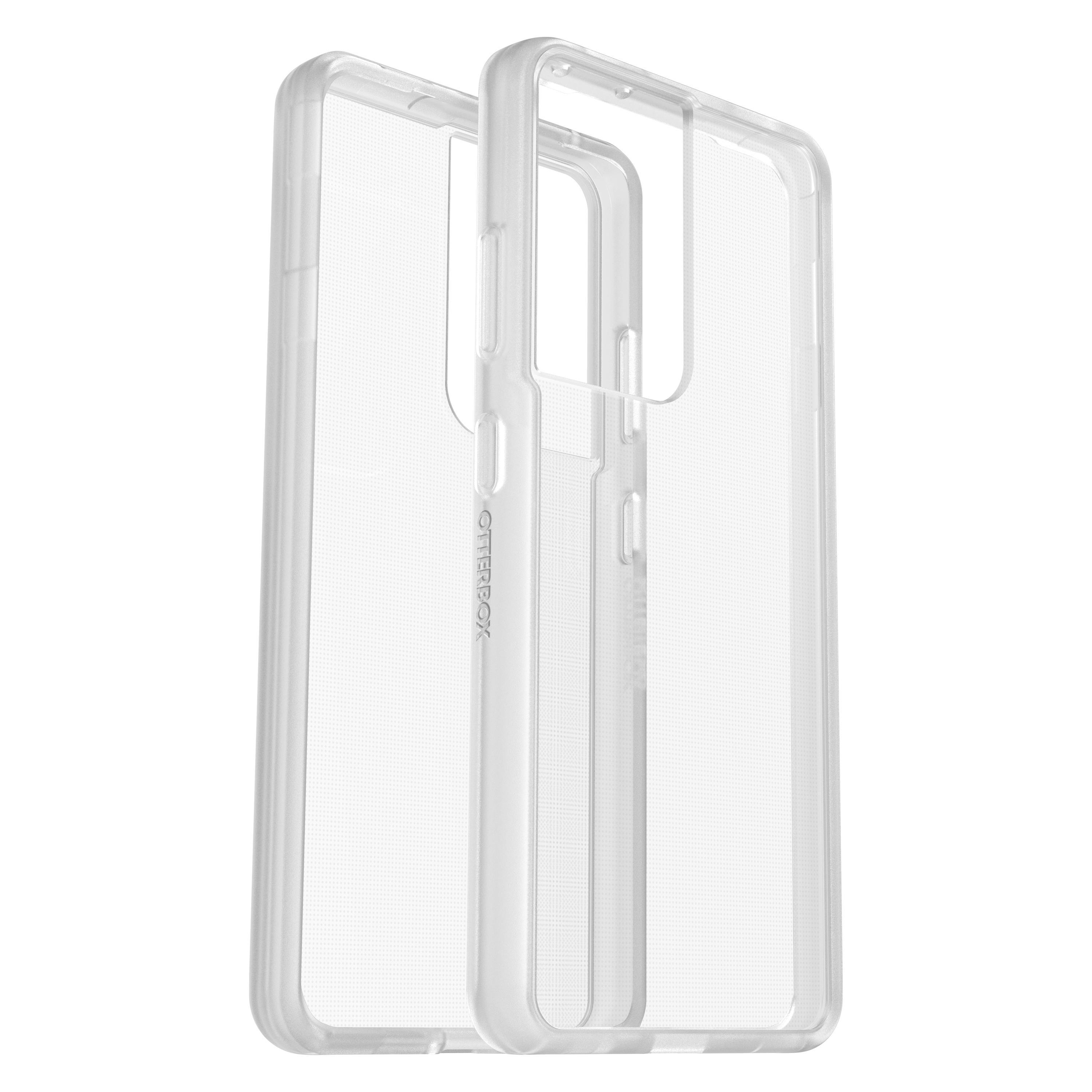 OTTERBOX React & CP Film Via, Backcover, Samsung, Galaxy S21 Ultra, Transparent