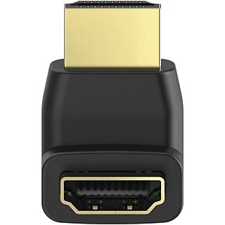 HAMA HDMI mannelijk - HDMI vrouwelijk adapter angle 90° (205164)