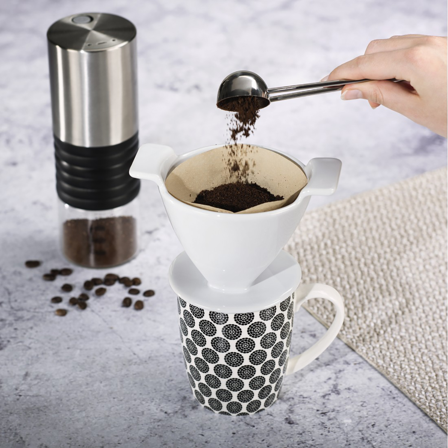 XAVAX 111242 Koffiefilter Porselein MT4