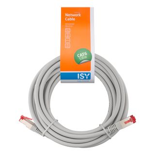 ISY IPC-6050-1 - S/FTP Cat6 Netzwerkkabel, 5 m, Cat-6, 10 Gbit/s, Weiss