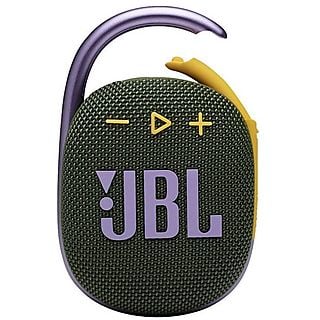 Altavoz inalámbrico - JBL Clip 4, 5 W, 10 horas, Bluetooth 5.1, IP67, Clip&Play, Verde