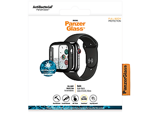 PANZERGLASS Antibacteriële Zwarte Full Body Screenprotector Apple Watch Series 4/5/6/SE 40 mm