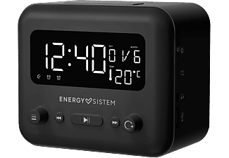 ENERGY SISTEM Clock Speaker 2 bluetooth hangszóró ébresztőórával, szürke (EN 450930)