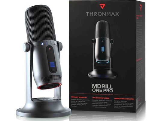 THRONMAX MDrill One Pro - Microphone USB (Gris)