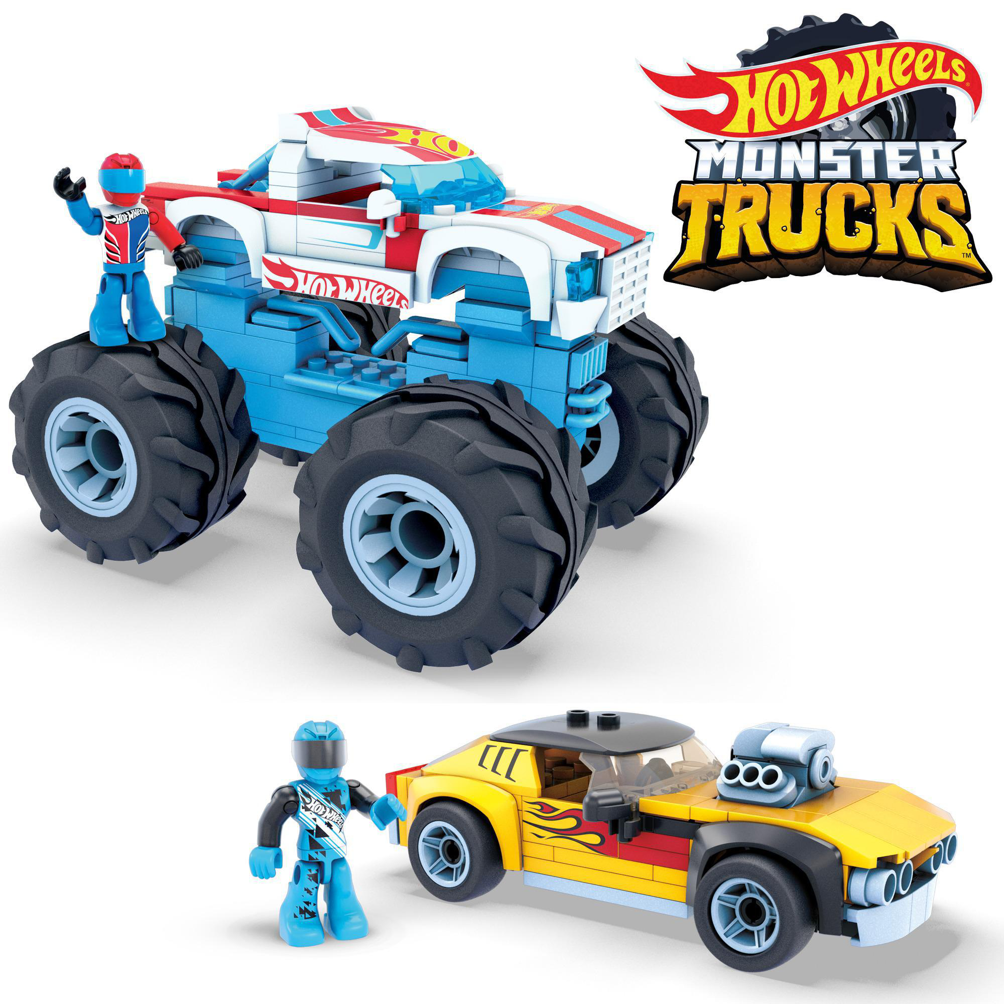 MEGA CONSTRUX Hot Wheels Rodger Dodger & Racing Spielset Mehrfarbig