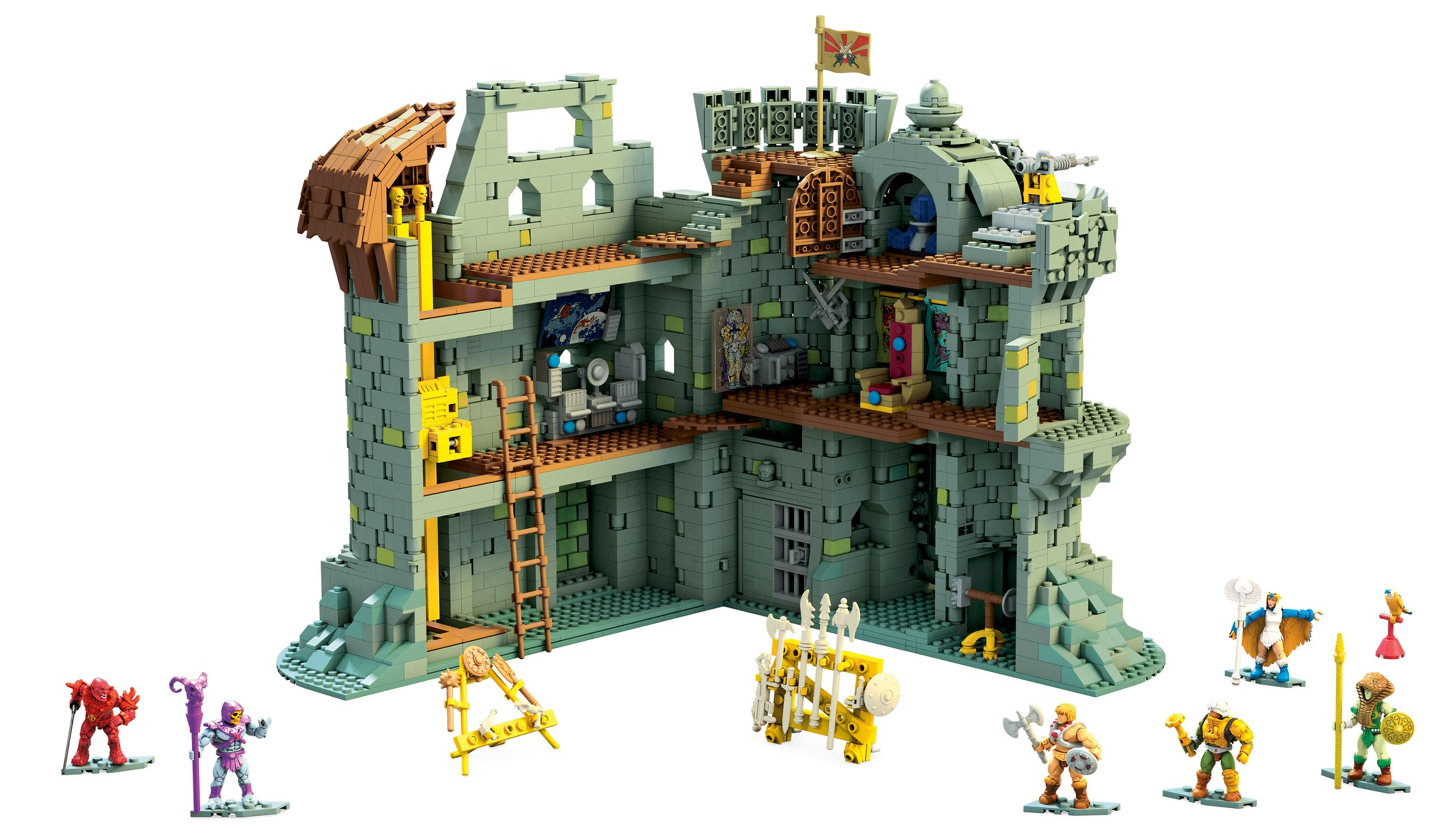 Mehrfarbig MEGA CONSTRUX Masters the Spielset Castle of Grayskull Universe