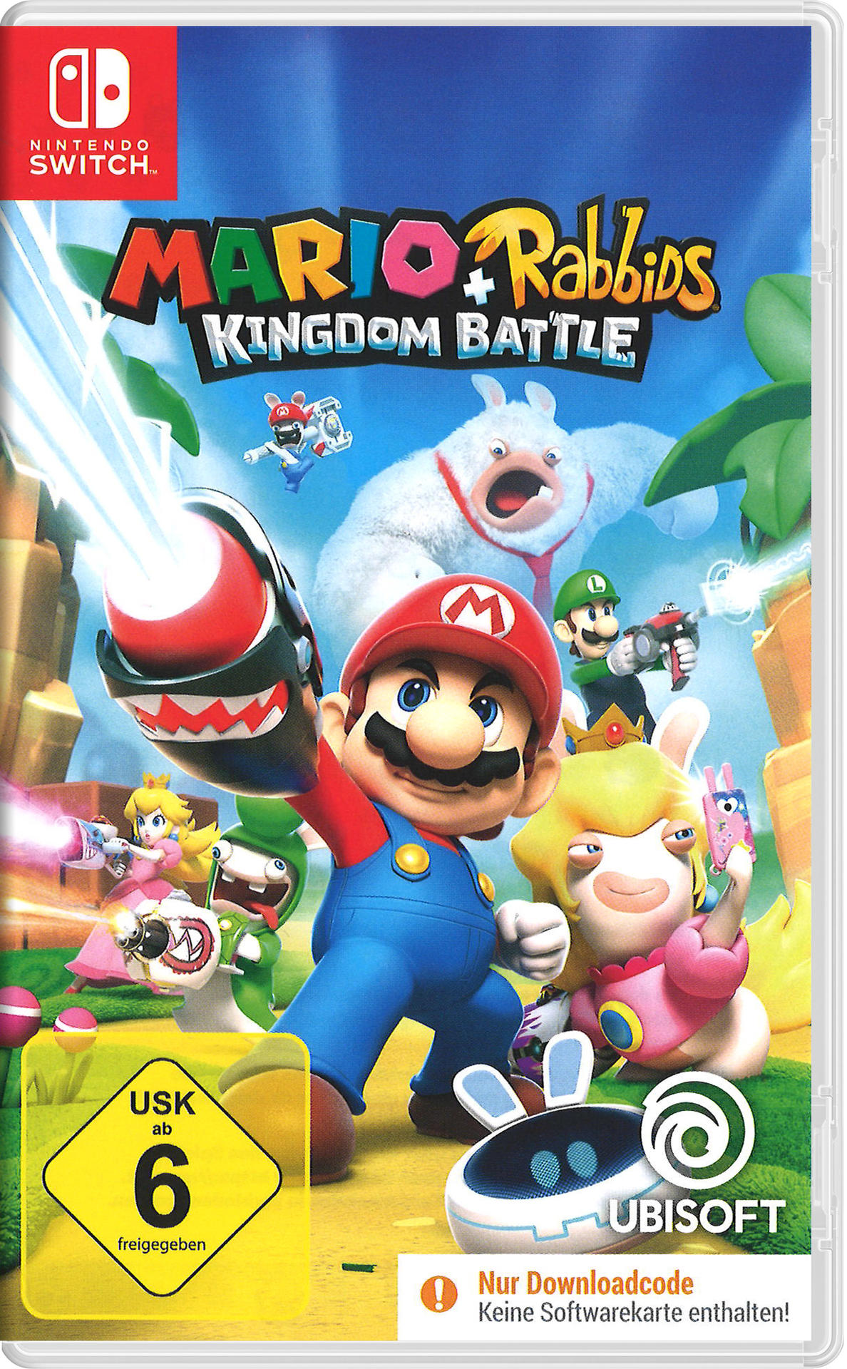 Mario + Rabbids Kingdom Battle (Code in a Box) - Nintendo Switch [Product Key Card (PKC)]