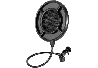 THRONMAX Proof-Pop Filter P1 - Pop-Filter für Gesangsanwendungen (Schwarz)