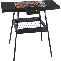 Tristar BQ-2870 Elektrische BBQ – 36,5 x 25,5 cm – Ook bruikbaar als tafelmodel