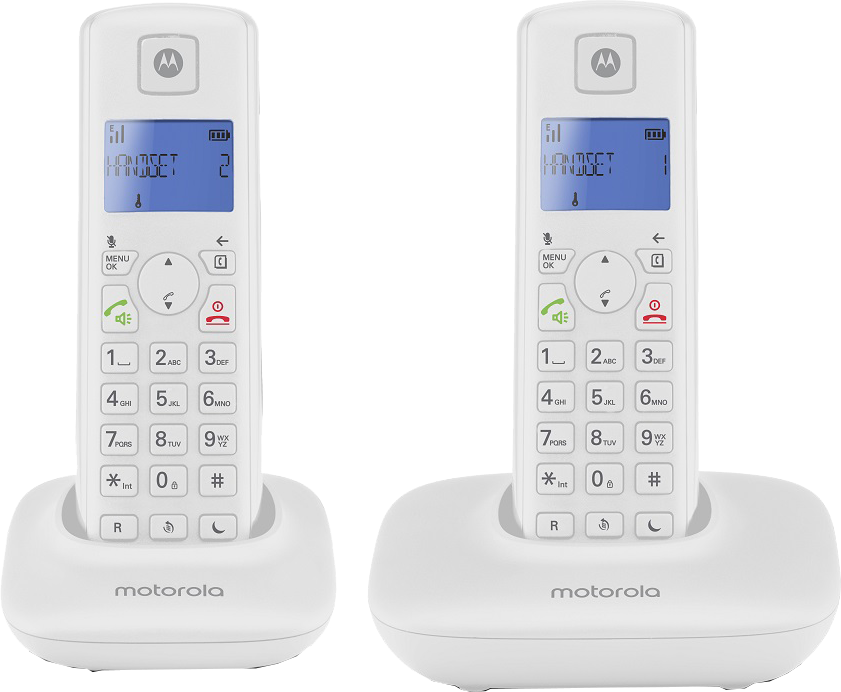 MOTOROLA T402 Duo Fehér dect telefon