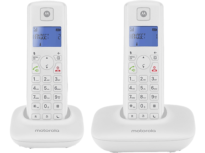 MOTOROLA T402 Duo Fehér dect telefon