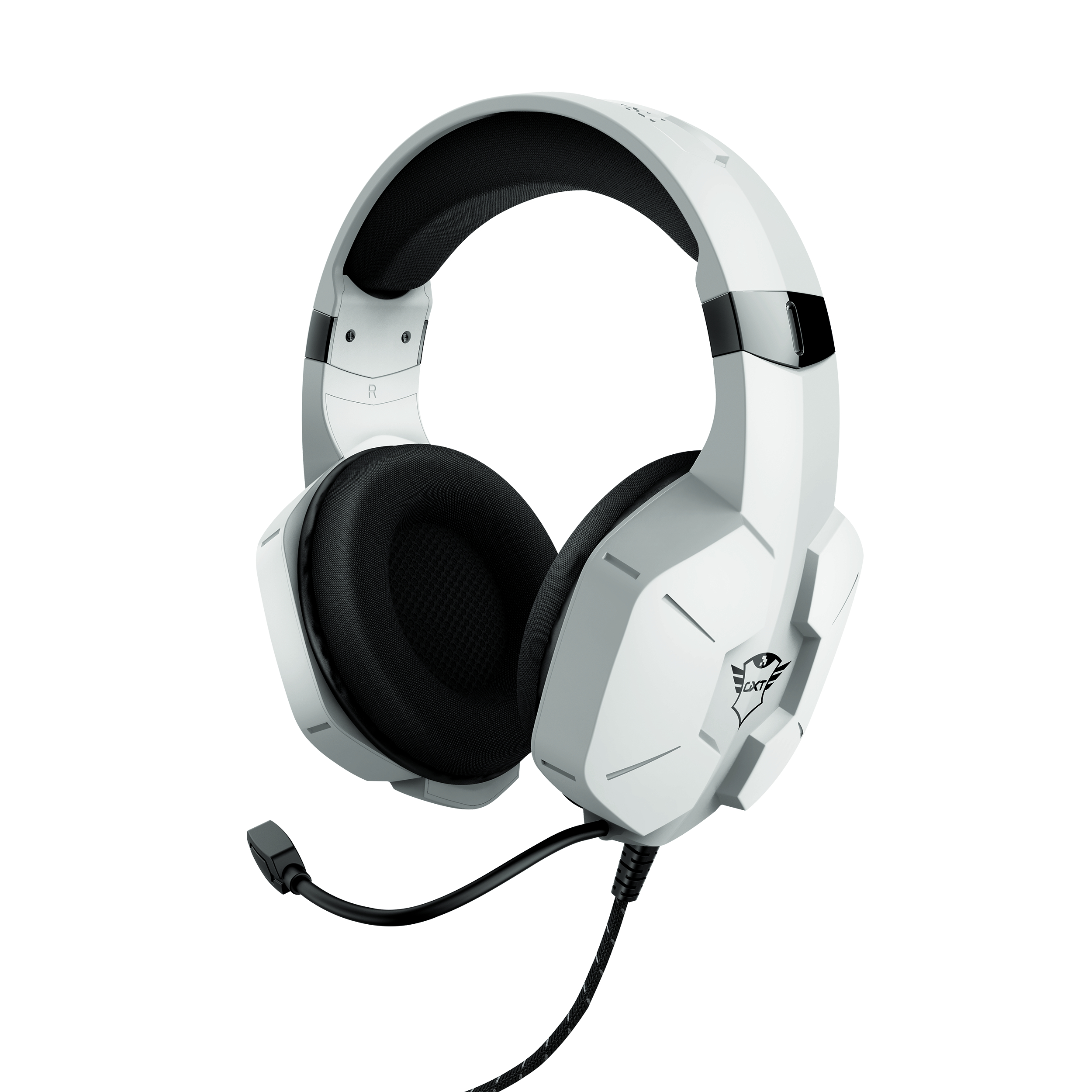 TRUST GXT 323W Carus Over-ear Gaming Headset für PS4 und PS5 - Weiß