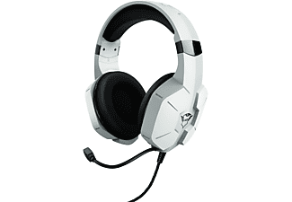 TRUST GXT 323W Carus Over-ear Gaming Headset für PS4 und PS5 - Weiß