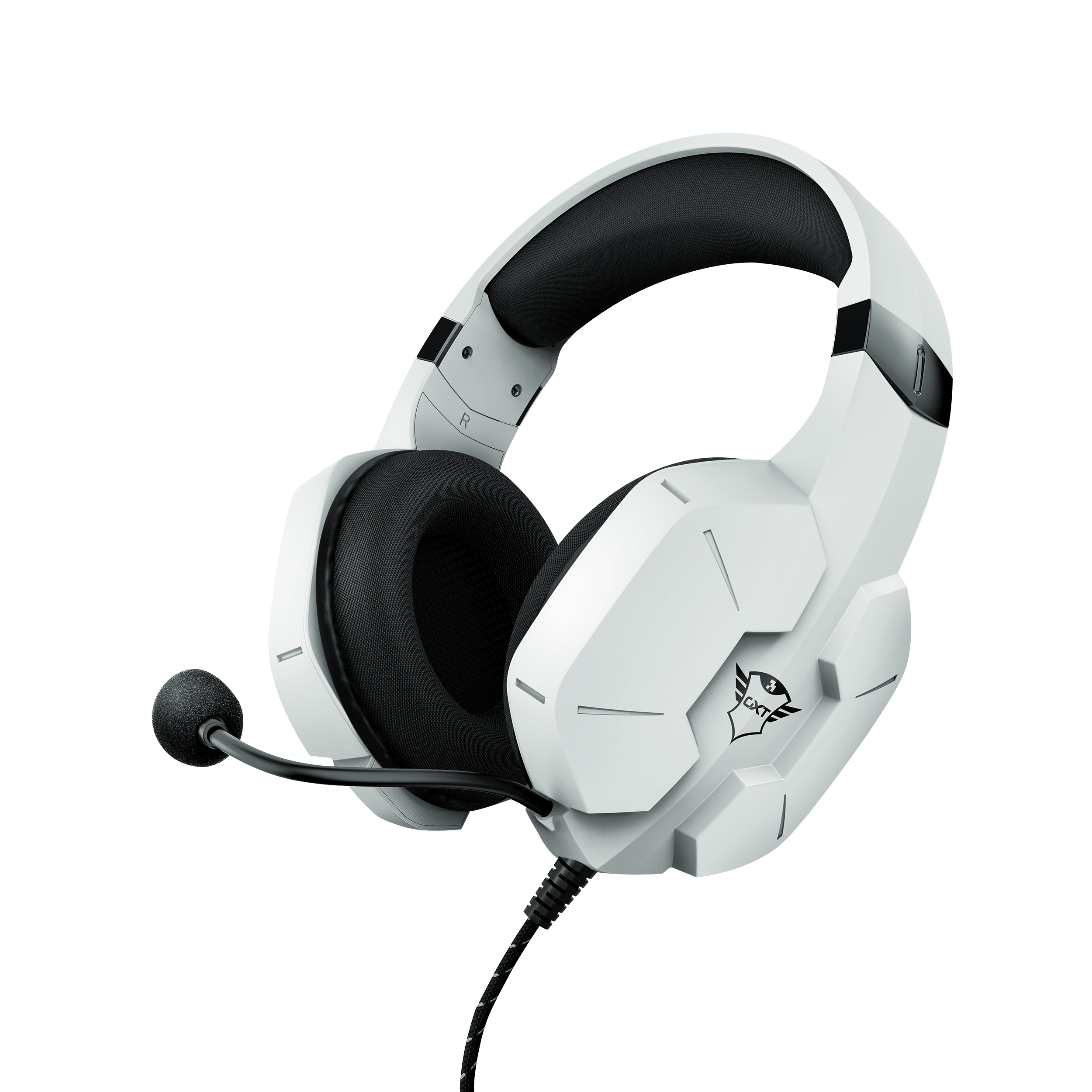 TRUST GXT 323W Carus Over-ear Gaming Headset für PS4 und PS5 - Weiß