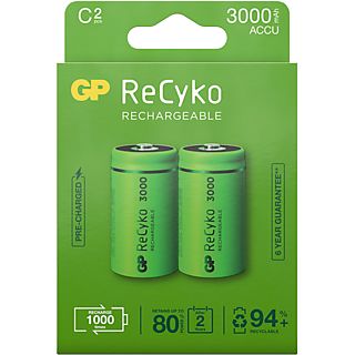 GP ReCyko 2x C 3000 mAh