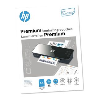 HP Premium A4, 125 mic. perforate (25 pezzi) - Pellicole di laminazione