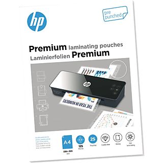 HP Haut de gamme A4, 125 mic. perforés (25 pièces) - Films de plastification