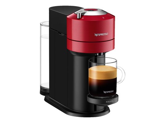 KRUPS Vertuo Next XN9105CH - Nespresso® Kaffeemaschine (Schwarz/Rot)