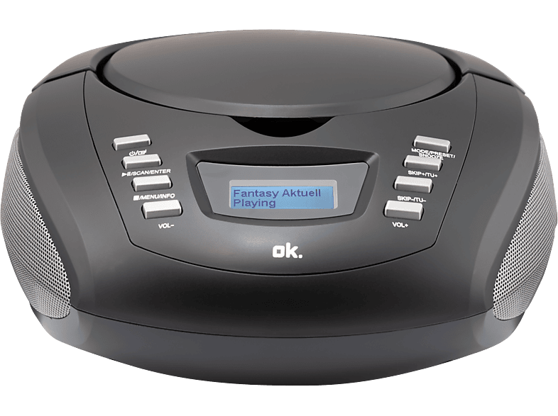 Ok Draagbare Radio Cd Bluetooth Dab+ (orc 230)