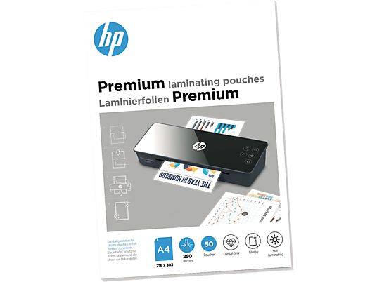 HP Premium A4, 250 Mic. (50 pezzi) - Pellicole di laminazione