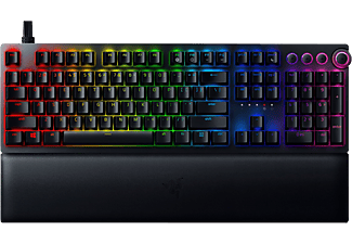 RAZER Huntsman V2 Analog - US - Gaming Tastatur, Kabelgebunden, QWERTY, Opto-Mechanical, Schwarz