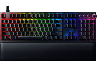 RAZER Huntsman V2 Analog - US - Tastiera di gioco, Cablata, QWERTY, Opto-Mechanical, Nero