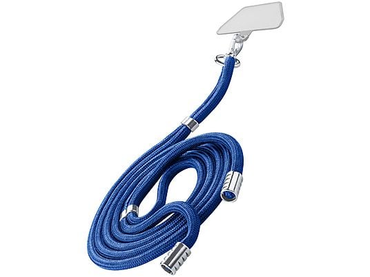 Cordón para móvil - CellularLine UNIVERSALLACEB, Universal, Azul