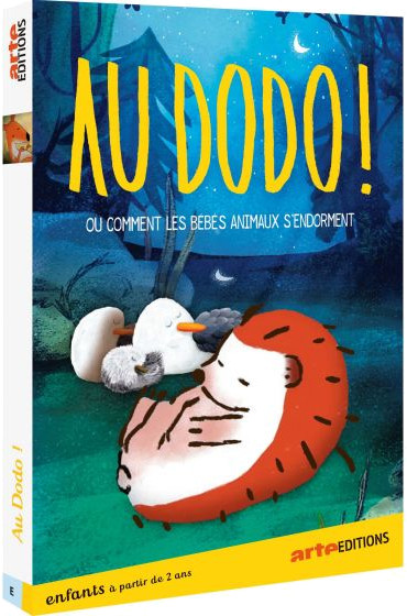 Couverture du livre : Au Dodo !, avec un hérisson et d'autres animaux endormis.