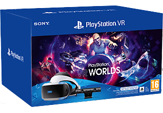 SONY PlayStation VR (V2) + New PlayStation Camera + PS VR Worlds + PS5 Camera Adapter