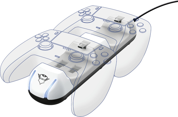TRUST Laadstation GTX 251 Duo voor PS5 controller (24173)