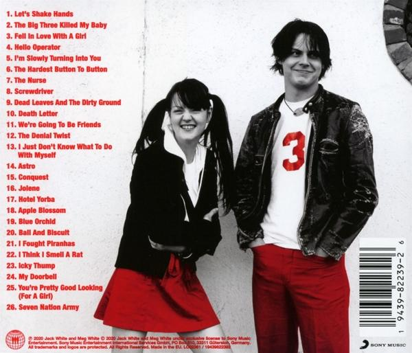 Egy CD hátlapja. Két ember van a borítón; egy férfi és egy nő.
